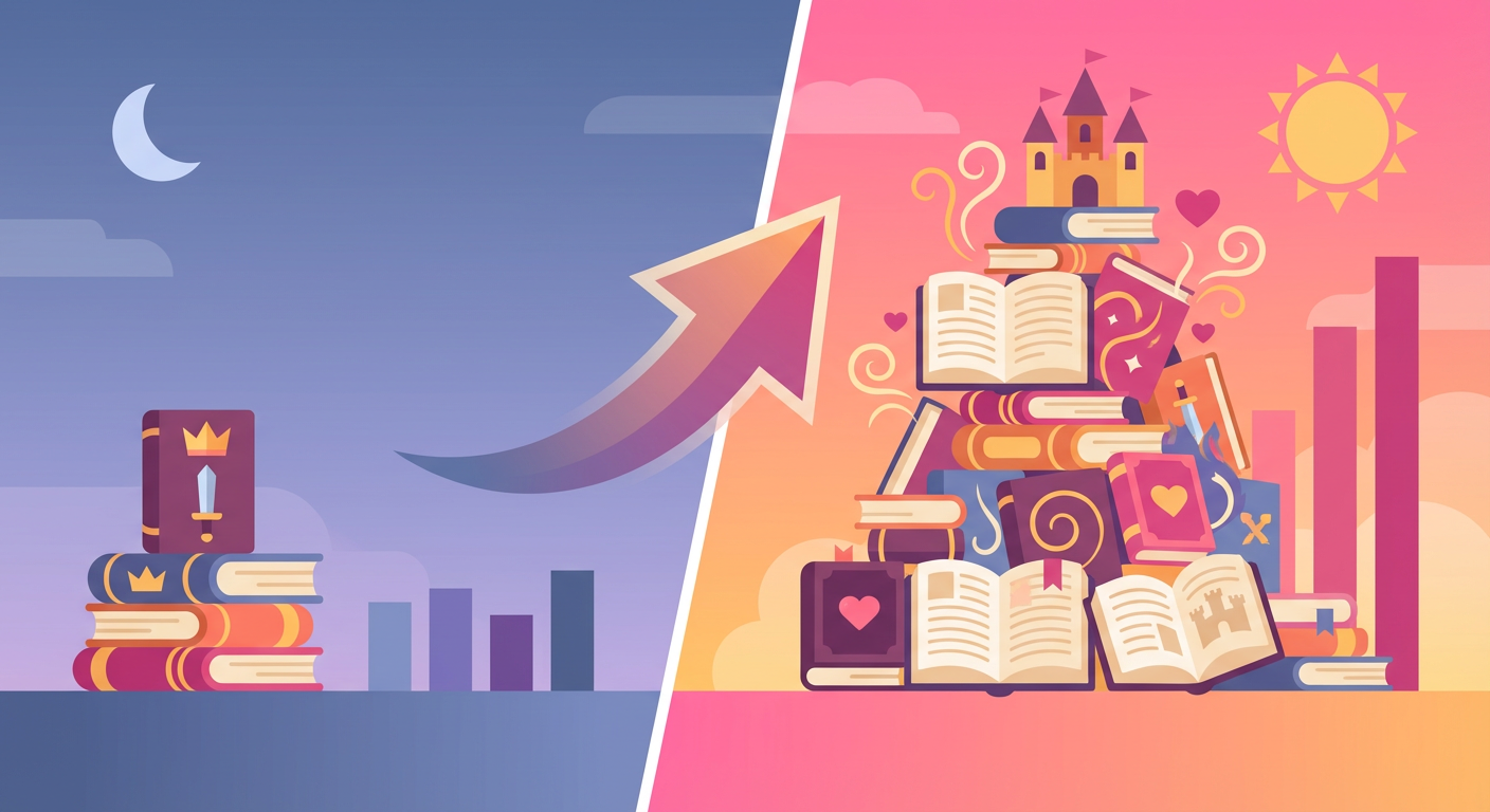 Illustration for Romantasy Is Eating Itself: What the Backlash Against Copycat Fantasy Romance Means for Readers in 2026
