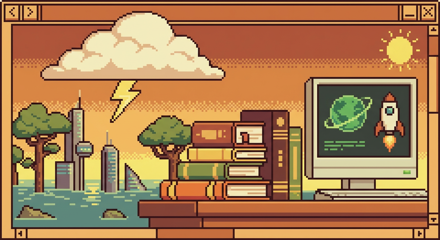 Illustration for Science fiction and speculative futures: Curated pathway