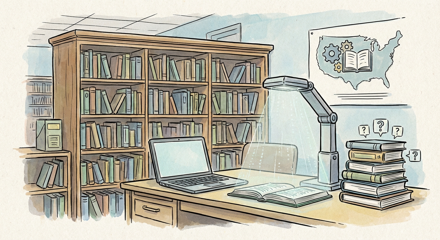 Illustration for When Algorithms Choose Our Books: The Disappointing Reality of AI-Driven Censorship in 2025